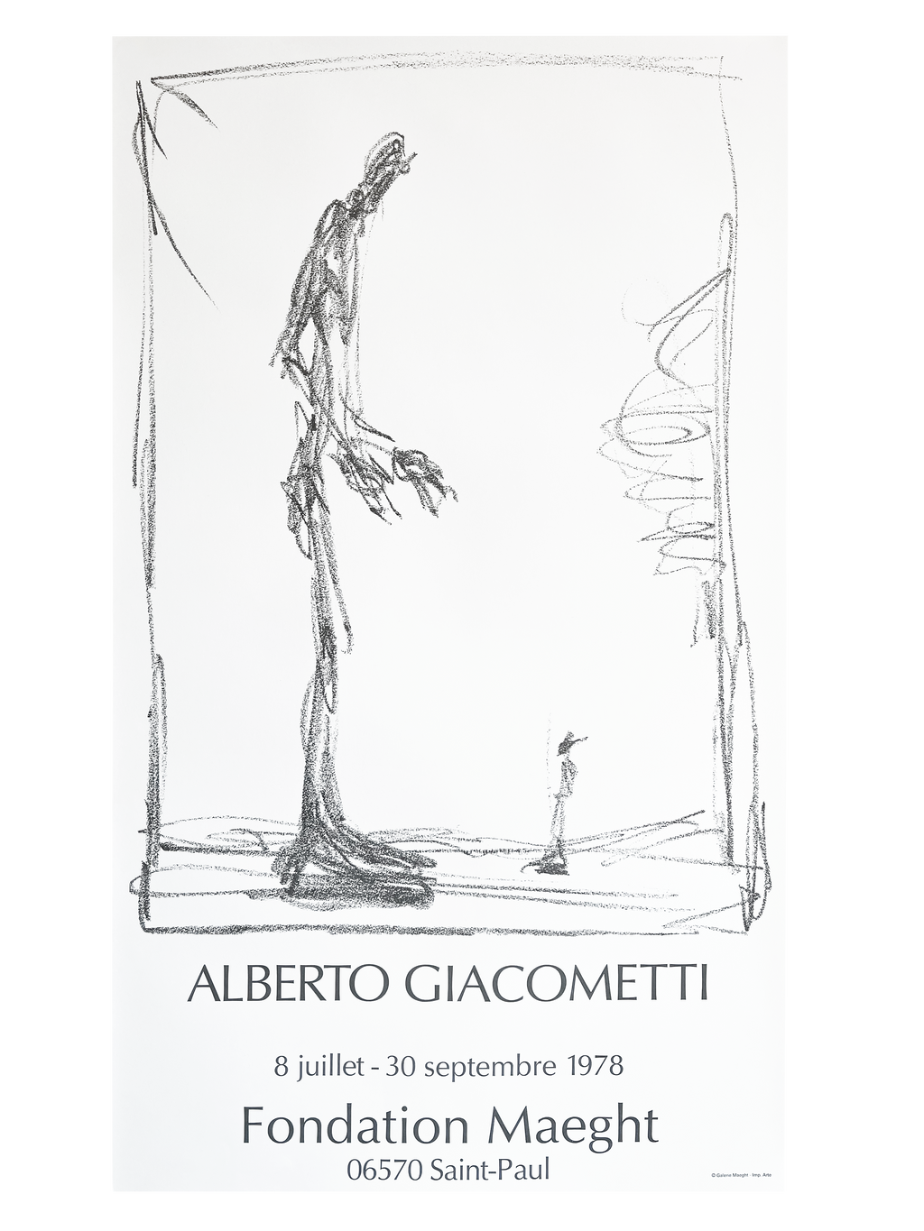 Original Giacometti Poster 1978 Maeght – nbmposter
