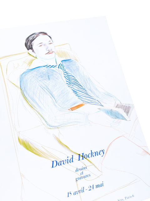 Affiche originale David Hockney - Dessins et Gravures - 1975