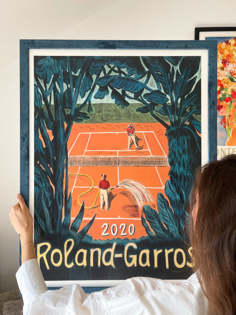Original Roland Garros Poster 2020 signed
