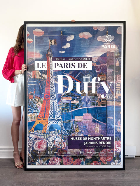 Original Large Dufy Poster "Le Paris De Dufy" - Musée Montmartre Jardins Renoir - 2021