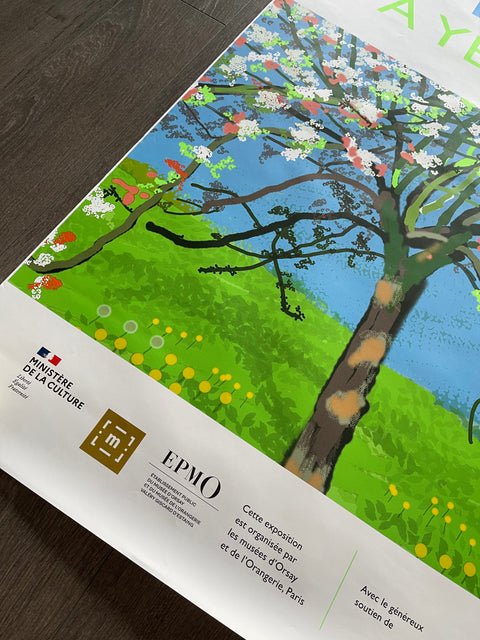 Original Large Poster David Hockney 2021 - Musée De L'Orangerie - Big Size