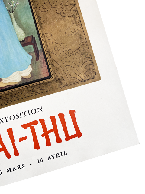 Original Poster Maï-Thu, Galerie Du Péristyle - 1960
