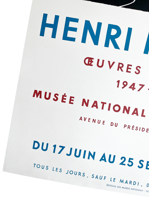 Original Henri Matisse Poster "Oeuvres Recentes", 1949 - Mourlot