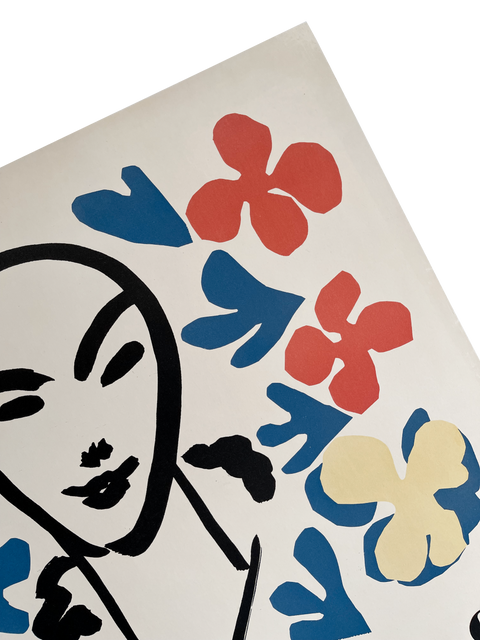Affiche originale de Matisse "The Sculpture Of Matisse", The Tate Gallery - 1953 - Mourlot