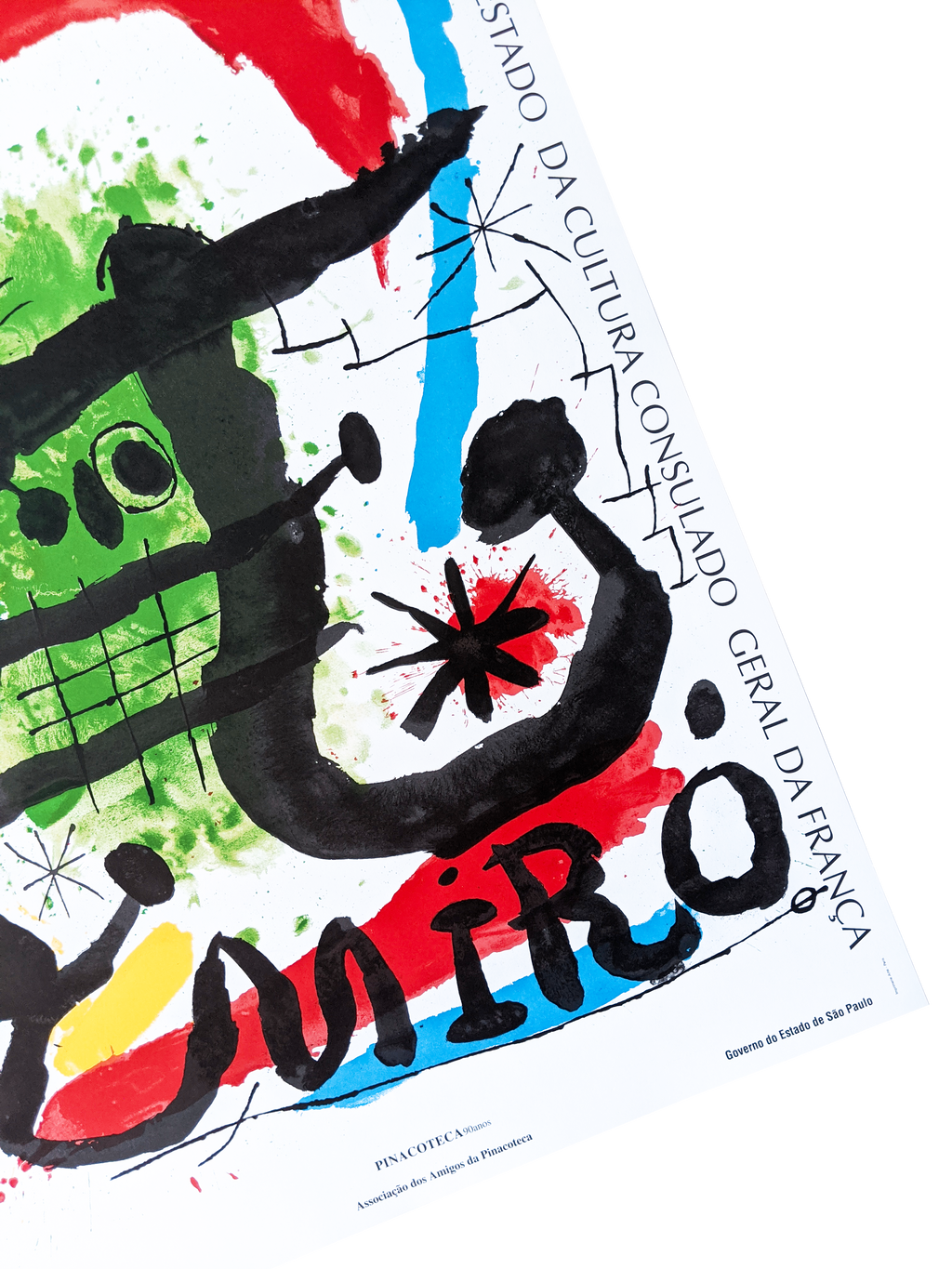 Original Joan Miro Exhibition Poster 1995 – nbmposter