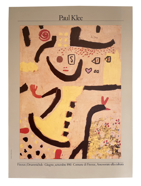 Affiche originale Exposition Paul Klee 1981