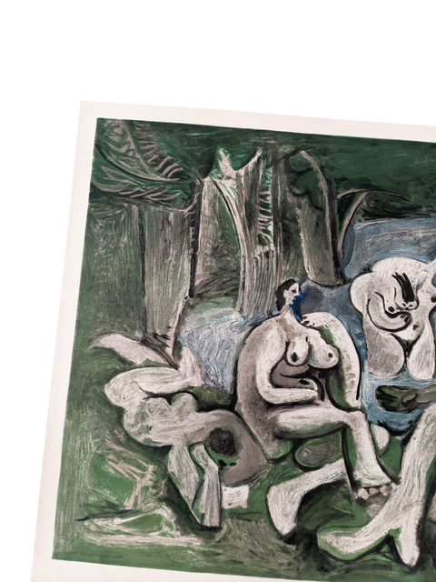 Affiche originale de Picasso "Déjeuner Sur L'herbe" 1962