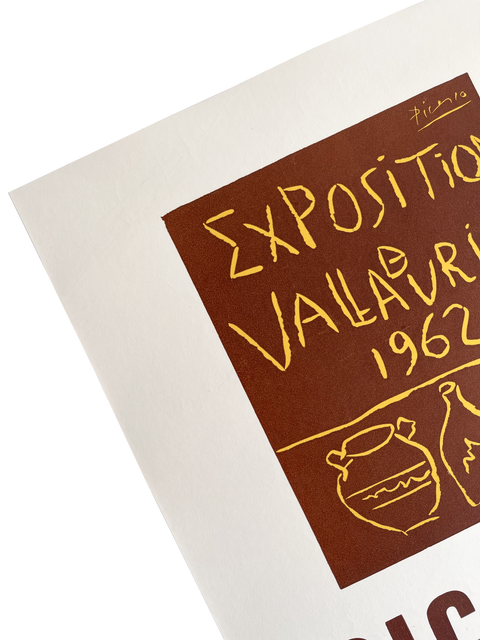 Original Picasso Poster Les Potiers Vallauris 1962