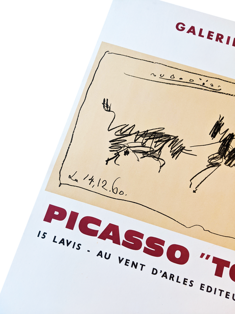 Original Picasso Poster Toros 1961 - Mourlot