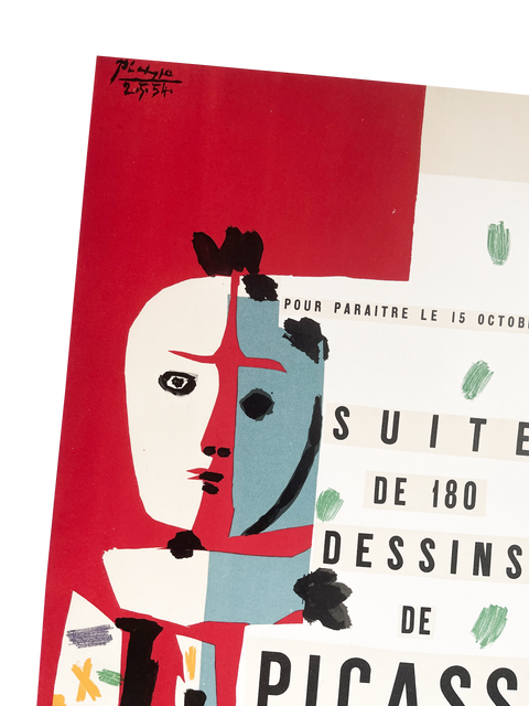 Affiche originale de Pablo Picasso - Verve Galerie - 1954