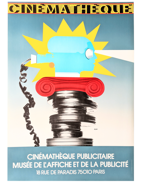 Affiche originale Cinémathèque Publicitaire par Razzia