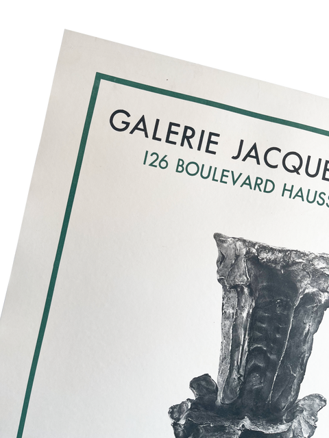 Affiche d'exposition originale Riopelle 1962 - Mourlot