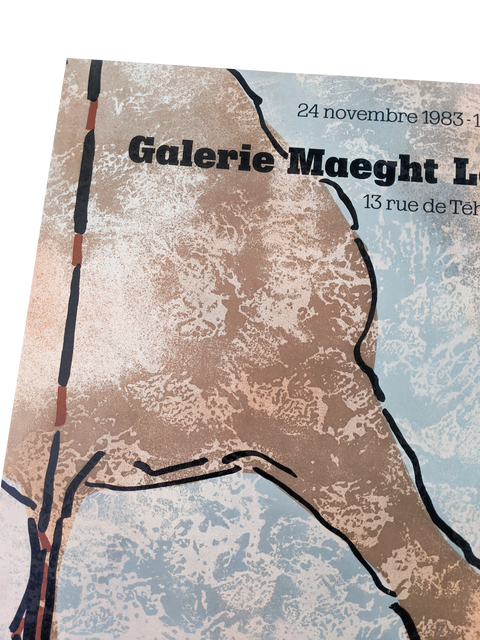 Original Poster Riopelle Bird Galerie Maeght Lelong
