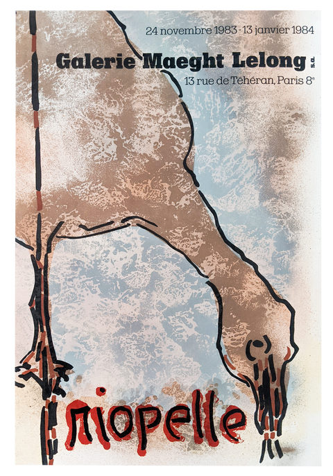Original Poster Riopelle Bird Galerie Maeght Lelong