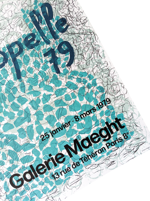Original Poster Riopelle Blue Galerie Maeght