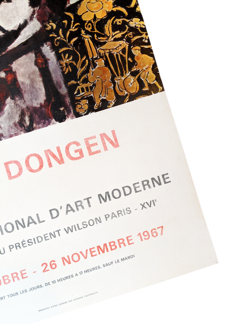 Affiche originale Exposition Van Dongen 1967