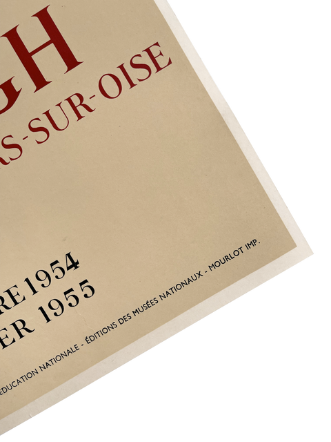 Affiche Originale Van Gogh Orangerie Des Tuileries 1954 - Mourlot