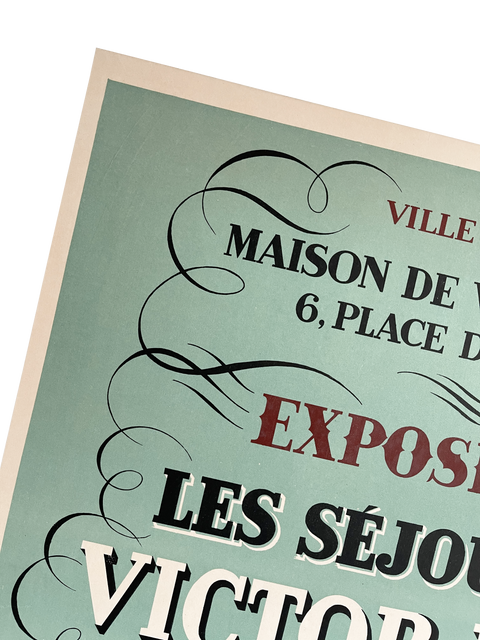 Original Poster By Victor Hugo, Mourlot 1935