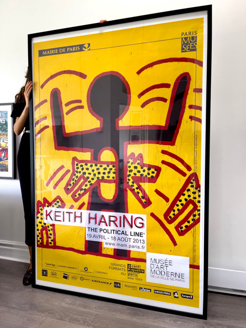 Original Keith Haring Poster, Musée D'Art Moderne Paris - 2013
