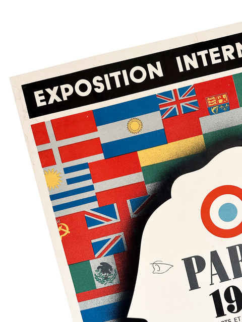 Original Jean Carlu Poster "Exposition International" Paris, 1937