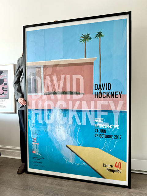 Original Large Poster David Hockney 2017 - Musée De L'Orangerie - Big Size