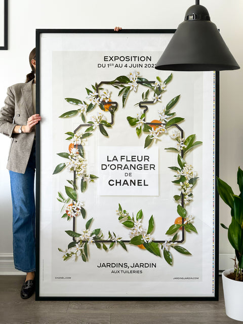 Original Chanel Poster 4x6 ft, Jardin Aux Tuileries 2023 - Paris