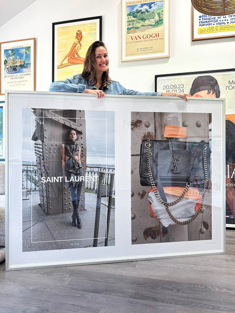 Original YSL Poster Eiffel Tower, Paris 2019