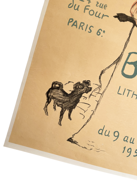 Original Pierre Bonnard Poster Sagot Le Garrec, Paris - 1957