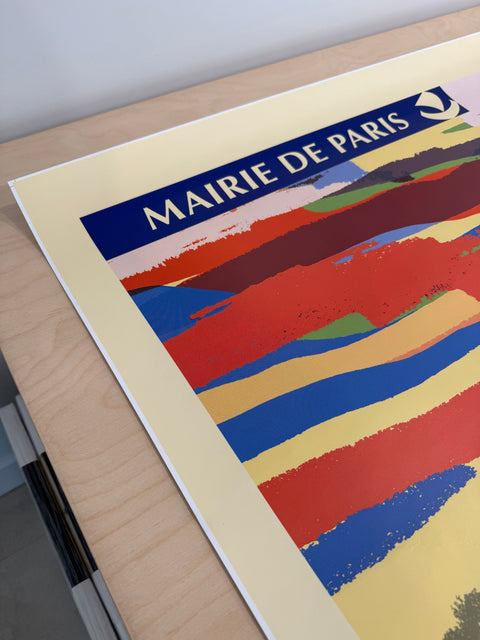 Original Paris Plage Poster By Simon Roussin, 2017 — 15th edition