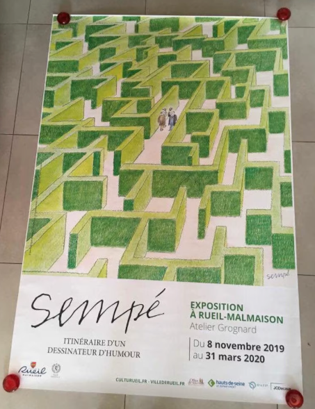Original Sempé Poster Exhibition 2019