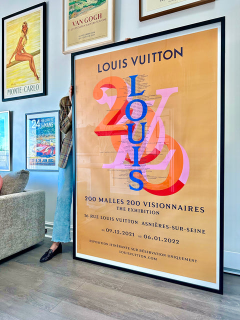 Original Louis Vuitton Poster Exhibition Paris, 2021