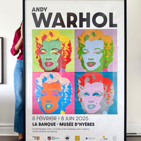 Original Andy Warhol Poster Museum D'Hyeres 2025 – nbmposter