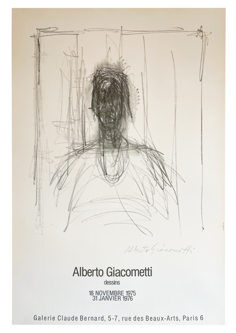 Original Poster Alberto Giacometti 1975