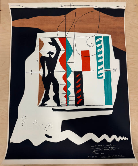Original Le Corbusier Poster 