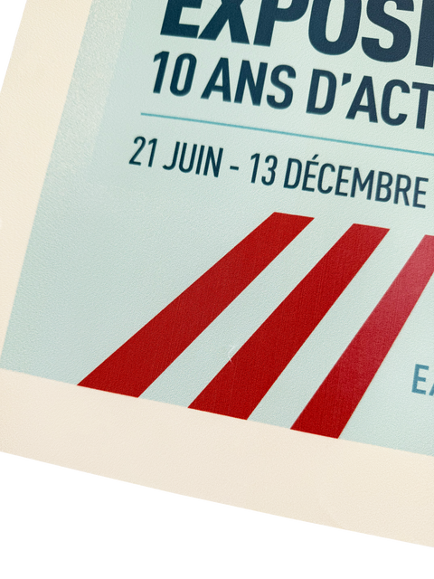 Original Obey Poster Paris Exhibition 2025