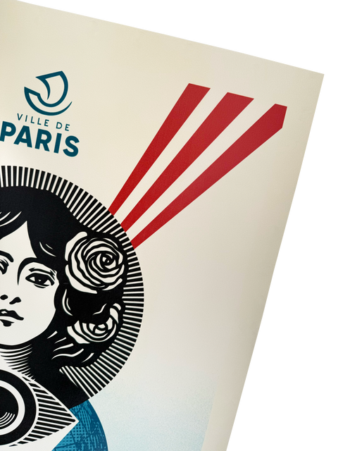 Original Obey Poster Paris Exhibition 2025