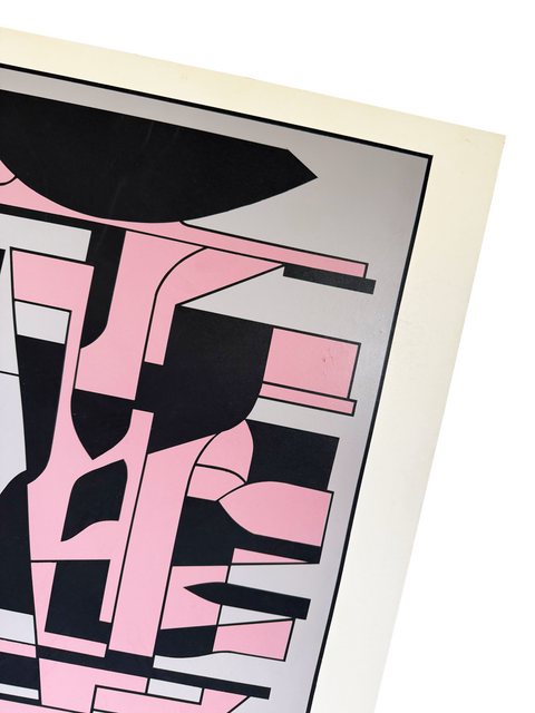 Original Victor Vasarely Poster Exhibition at Le Point Cardinal, 1964