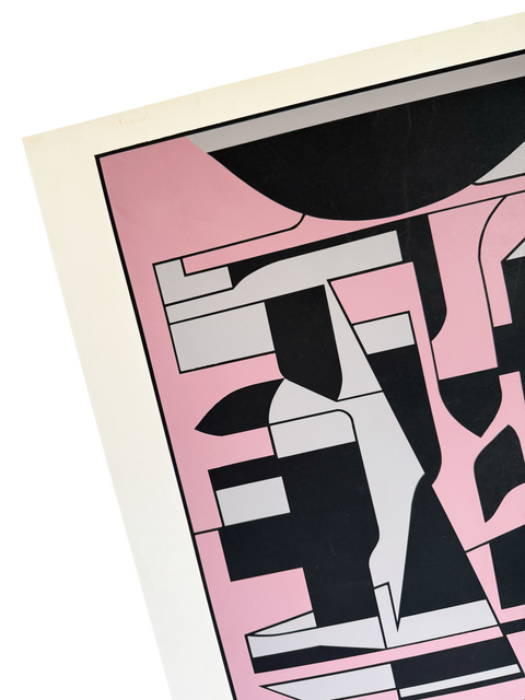 Original Victor Vasarely Poster Exhibition at Le Point Cardinal, 1964
