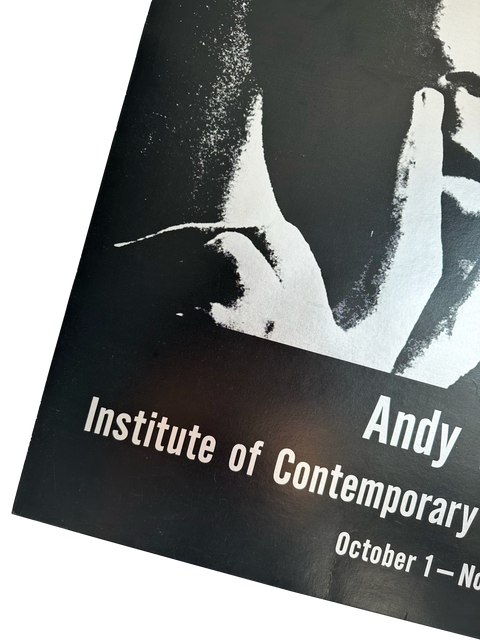 Original Andy Warhol Exhibition Poster – ICA Boston, 1966