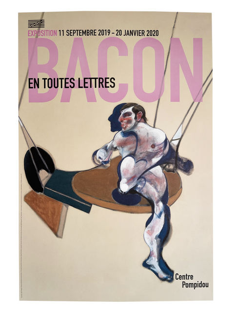 Original Bacon Poster 2019 - Centre Pompidou