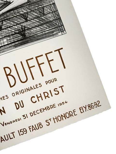 Original Bernard Buffet Poster 1954 "La Passion Du Christ"