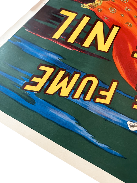 Original Poster Leonetto Capiello «Je Fume Que Le Nil » 1912