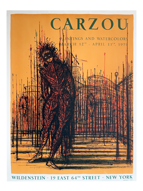 Original Jean Carzou Poster Paintings & Watercolors, 1959 (Arch Paper) - Mourlot