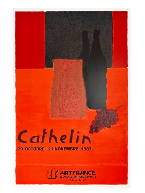 Original Bernard Cathelin Poster ArtFrance, 1987