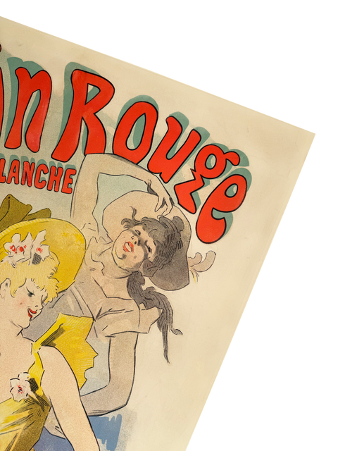 Original Jules Chéret Poster "Bal Au Moulin Rouge", 1889 - Imp. Chaix