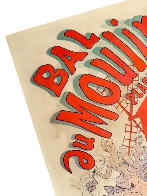 Original Jules Chéret Poster "Bal Au Moulin Rouge", 1889 - Imp. Chaix