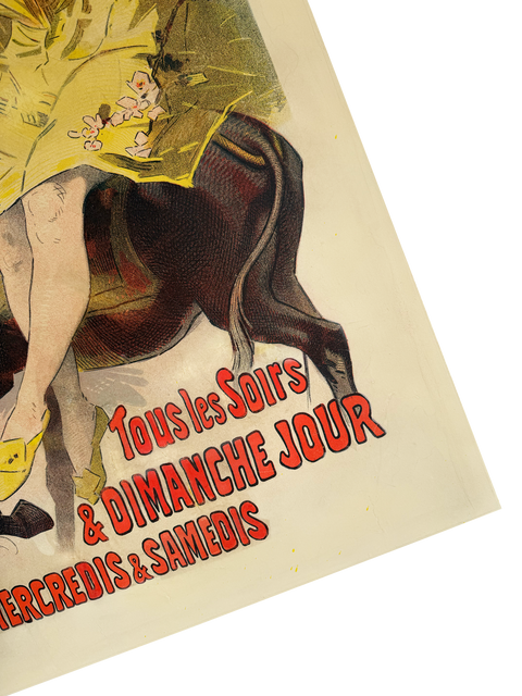 Original Jules Chéret Poster "Bal Au Moulin Rouge", 1889 - Imp. Chaix