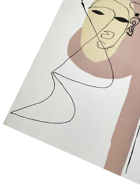 Original Lithographie Le Corbusier "Le Taureau" 1963 - Mourlot