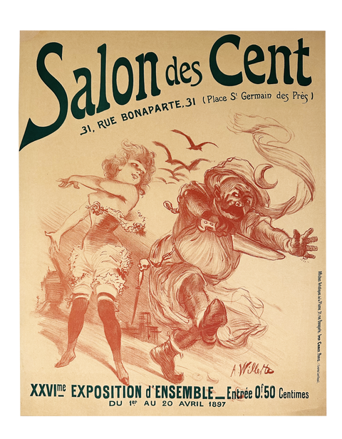 Original Salon Des Cent Willette 1895, Imp Chaix