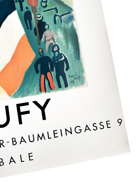 Original Raoul Dufy Poster Galerie Beyeler-Baumleingasse, Mourlot - 1957